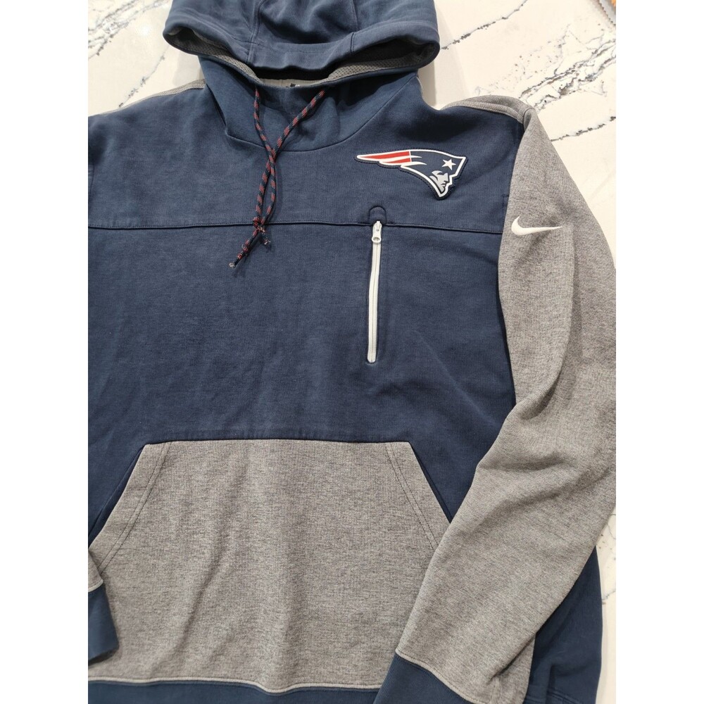 New England Patriots  Men’s  Nike Tech Hoodie XL Navy Gray